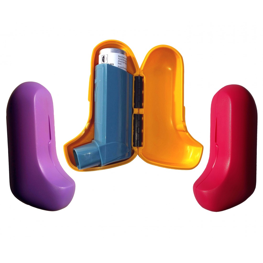 Inhaler Case by Asthmate Stylish Rigid High Quality 5 Colours